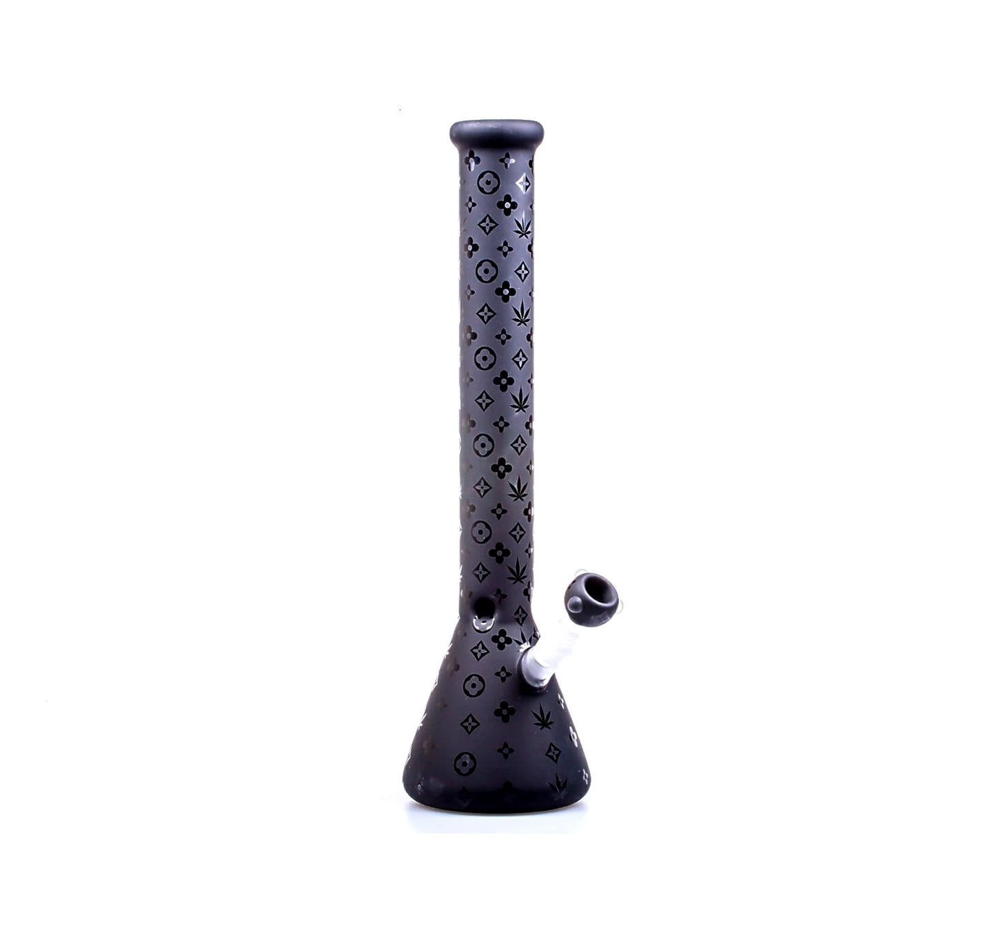 LUXE® GLASSY™ HANDMADE LV MONOGRAM LUXURY WATER PIPE