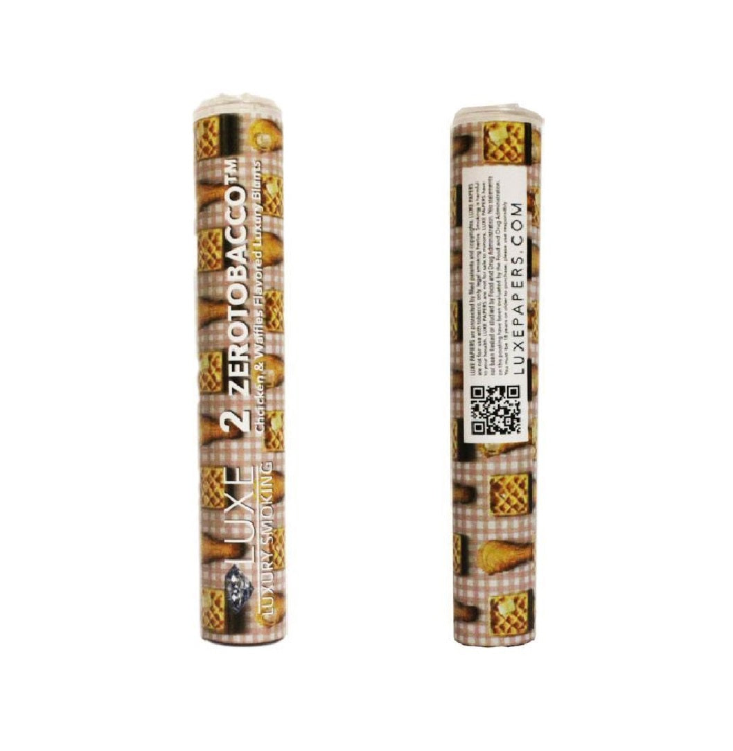 LUXE® ZEROTOBACCO™ CHICKEN & WAFFLES FLAVORED LUXURY HEMP WRAPS