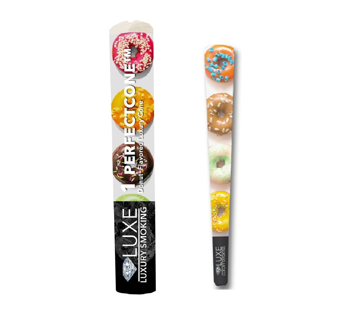 LUXE® PERFECTCONE™ GLAZED DONUT FLAVORED LUXURY CONES