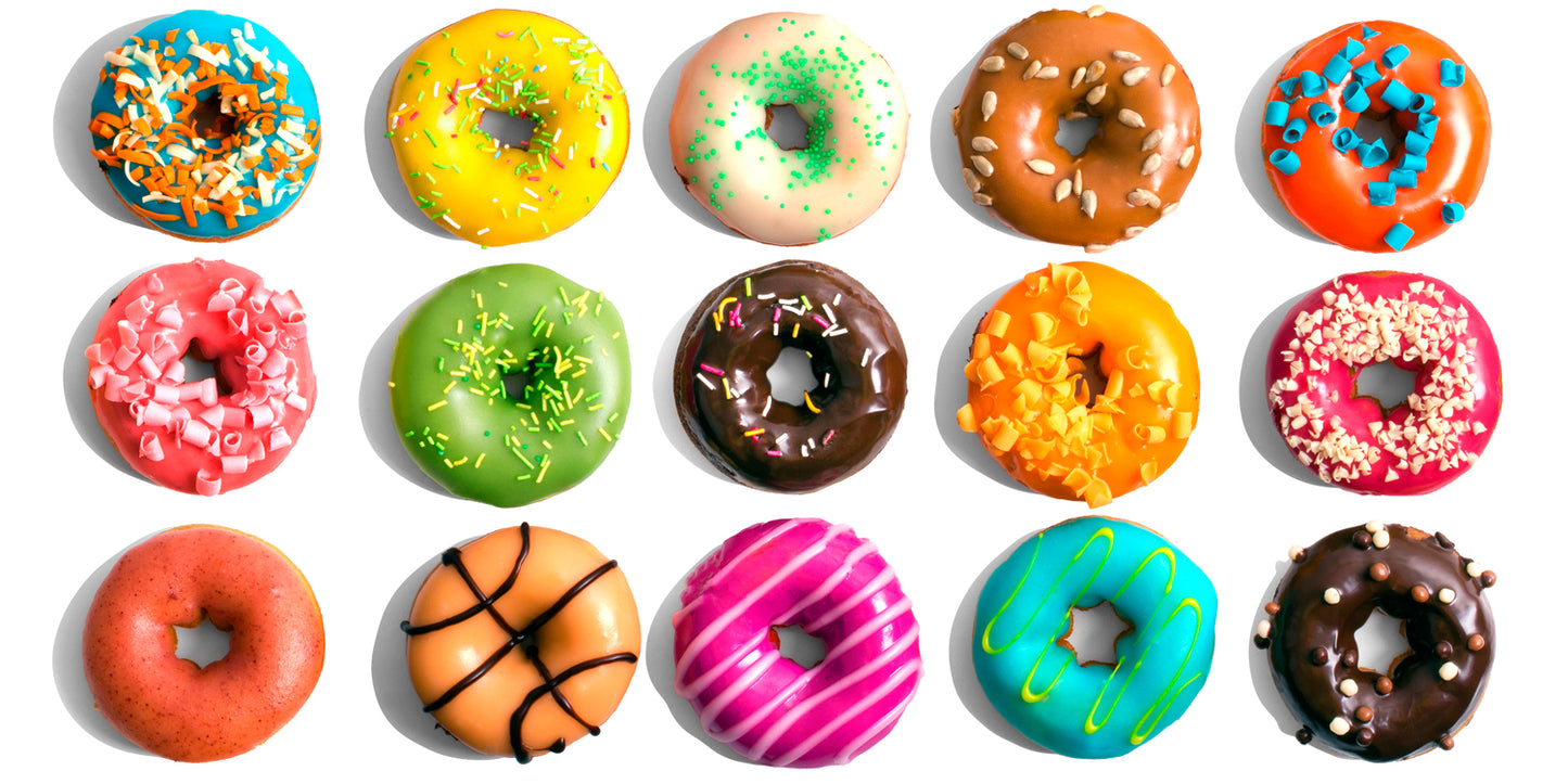 LUXE® HDPRINT™ GLAZED DONUT FLAVORED LUXURY ROLLING PAPERS