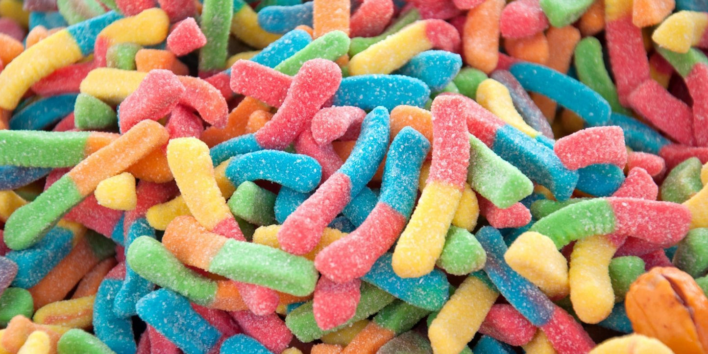 LUXE® HDPRINT™ SOUR GUMMY WORM FLAVORED LUXURY ROLLING PAPERS